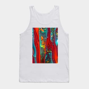 Gemstone Agate Jasper texture 5 Tank Top